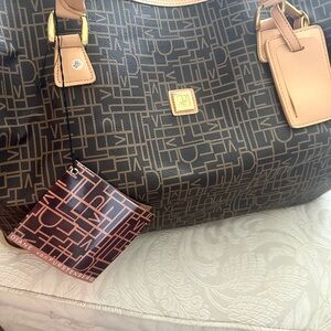 Diane Von Furstenberg Wheeled City Bag in Brown